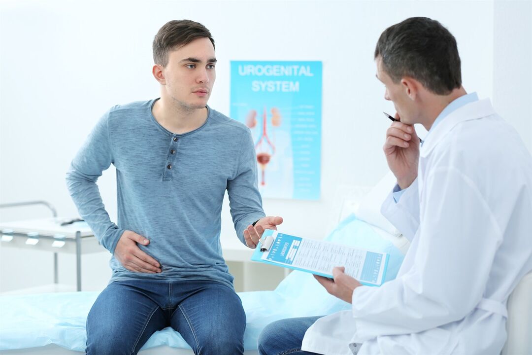 Seeing a doctor for prostatitis