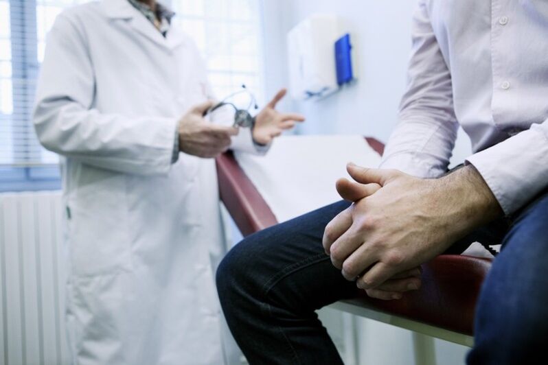 Seeing a doctor for prostatitis